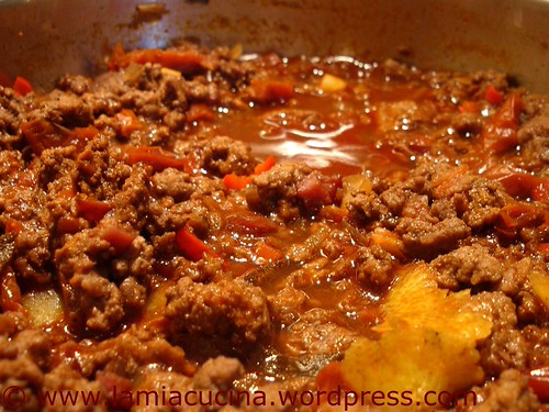 Chili con carne vor Bohnenzugabe