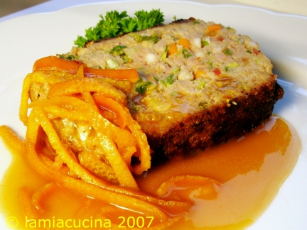 Pojarski de veau sauce bigarade