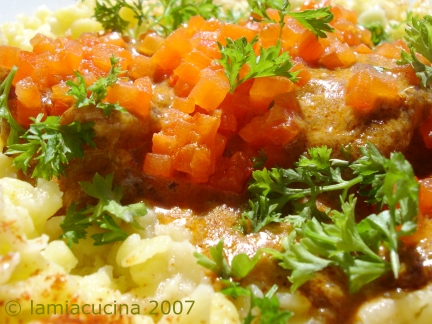 enincé de veau à la hongroise