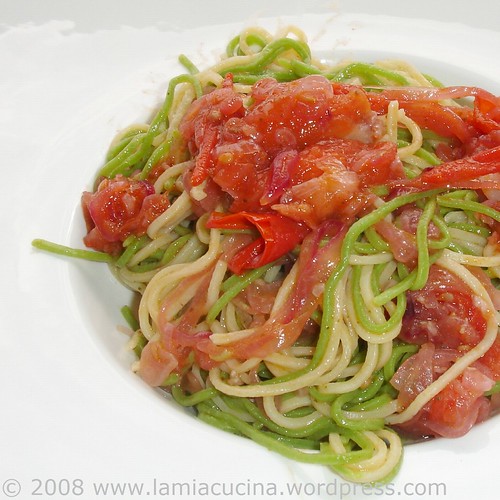 Taglierini con sugo alle cipolle di Tropea