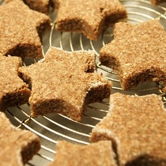 Zimtsternrohlinge gebacken