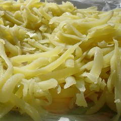 Kartoffeln geraffelt