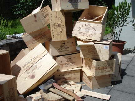 Weinkistchen vorher