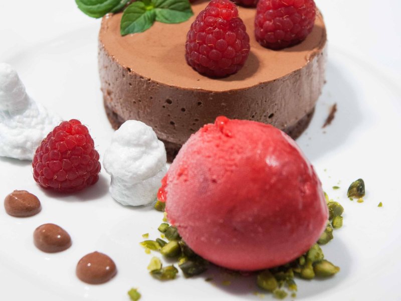 Schokoladetörtchen mit Grand Marnier