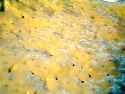 Focaccia di papate e salvia lievito preliminare