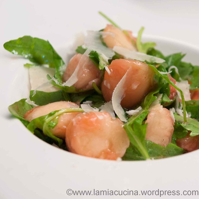 Pfirsich-Rucola-Salat 2013 07 24_1128