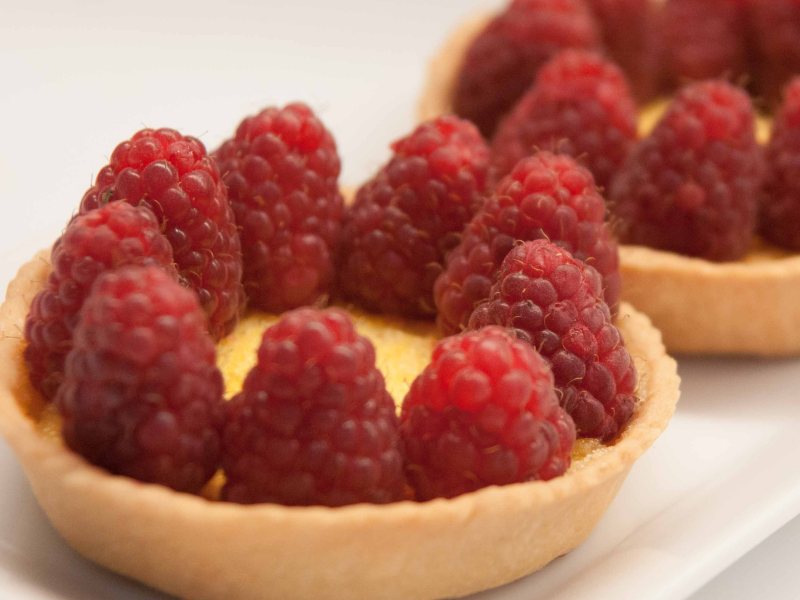 Yuzu-Himbeer-Tartelettes
