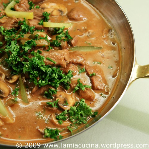 Filetgulasch Stroganoff
