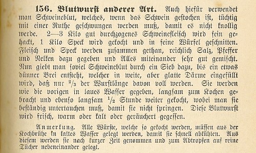 Blutwurst anderer Art