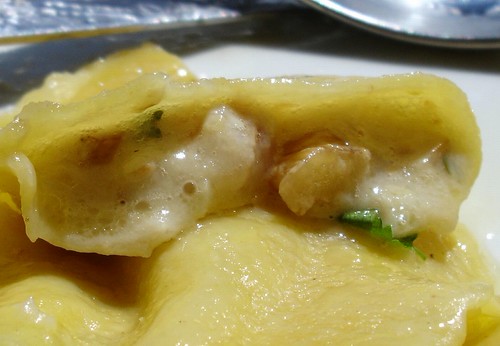 Ravioli con pimpinella, innen