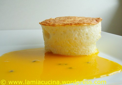 Soufflé au fruit de la passion Das Standfeste