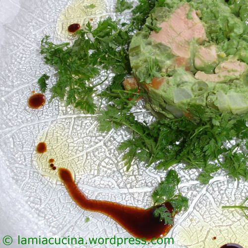 Gemüseterrine mit Gänseleber