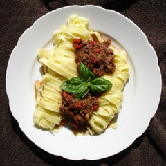 Ragù alla Bolognese im Teller