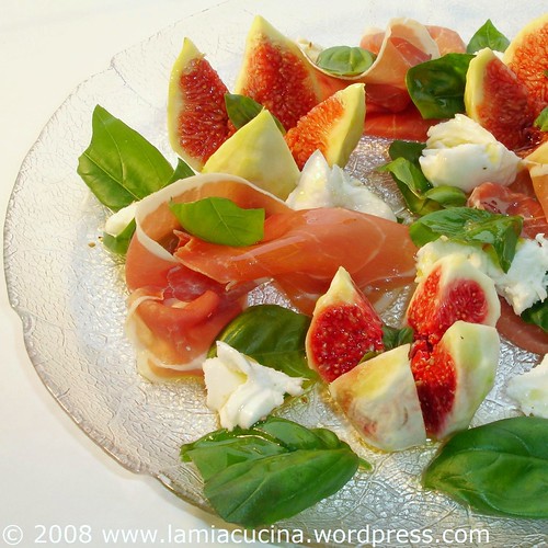Insalata di fichi e prosciutto