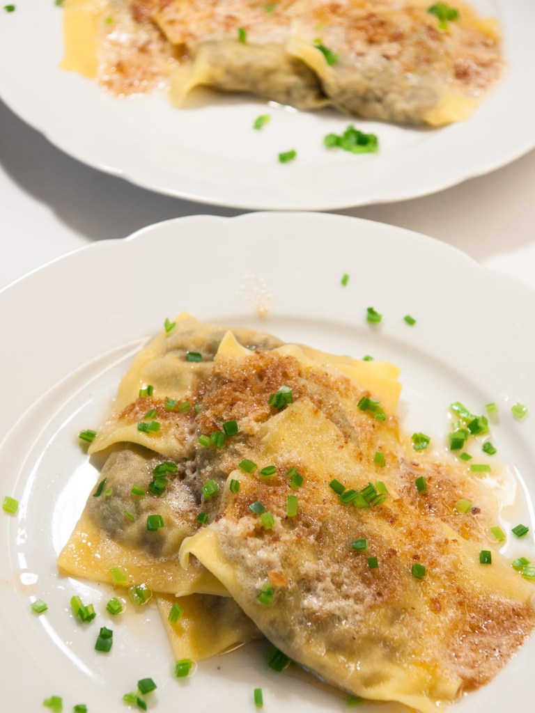 Linsen-Maultaschen