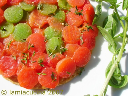 Tomaten-Peperoni-Tarte