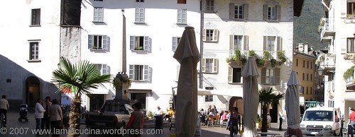 Chiavenna Piazza Pestalozzi
