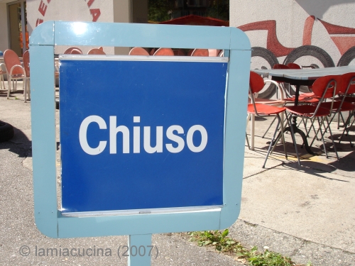 chiuso per ferie