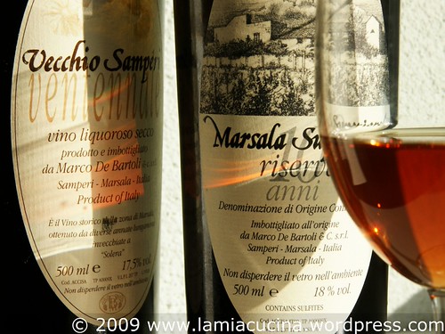 Vecchio Samperi 20 Jahre und Marsala Riserva 10 Jahre