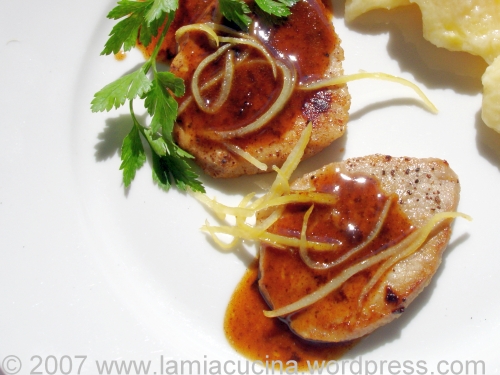 Scaloppine di vitello al limone
