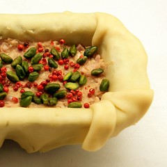 Füllung, Pistazien, roter Pfeffer