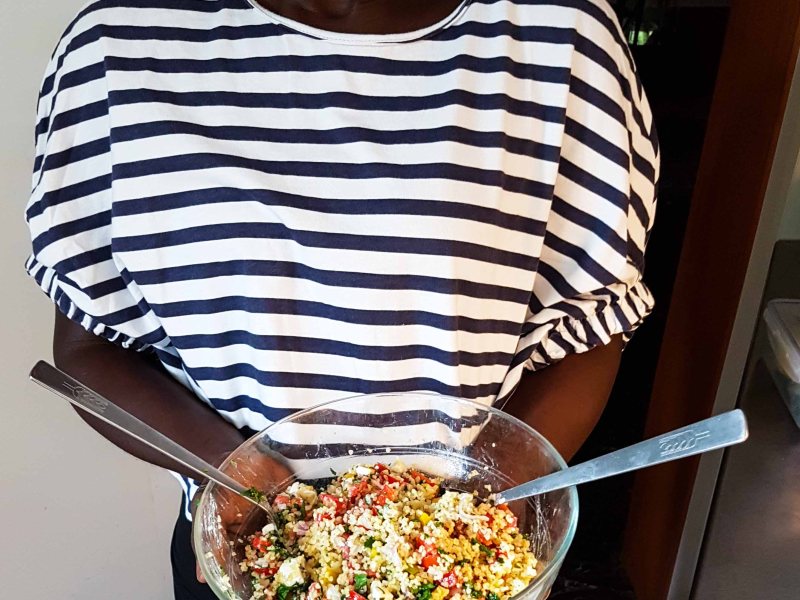 T. mit Bulgursalat