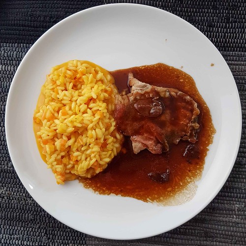 Saltim'bocca, Karotten-Safran-Risotto 20190421_122119