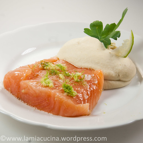 Aetherischer Hummus, confierter Lachs 2014 02 03_3086