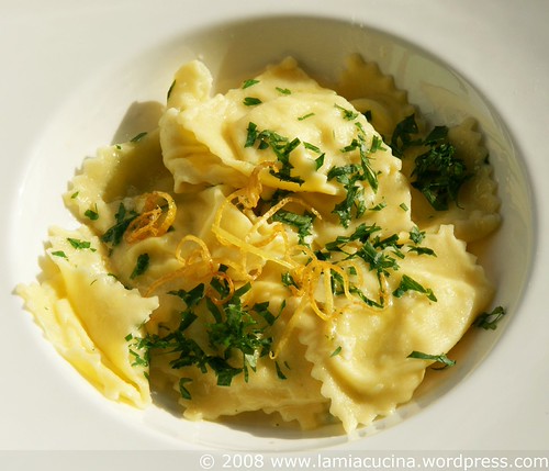 Zitronenravioli