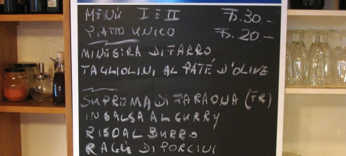 Speisekarte Ristorante Malakoff