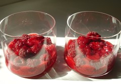 Framboises au fromage blanc citronné Schritt 2