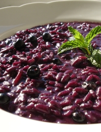 Risotto ai mirtilli