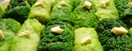 Involtini eingeschichtet