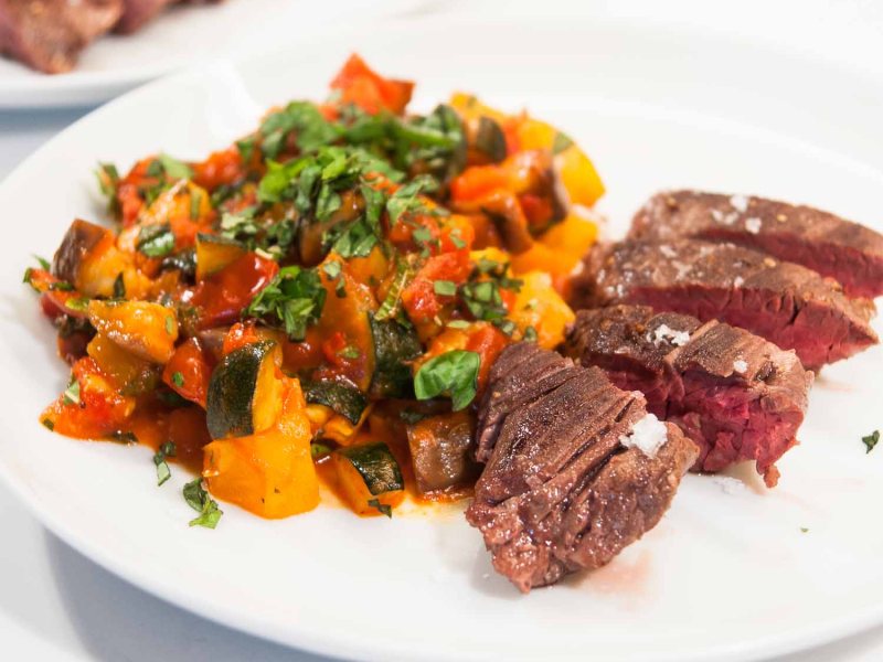Onglet mit Ratatouille