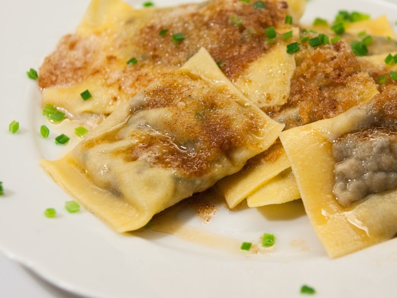 Linsen-Maultaschen