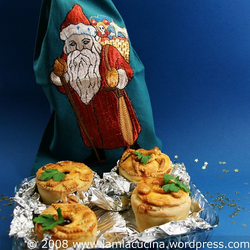 Sulzpastetchen mit Santa Claus, als er sich noch St. Nikolaus nannte