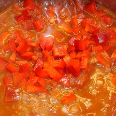 Sauce provencale am einkochen