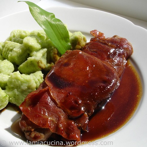 Bärlauchgnocchi und Marsalaschnitzel