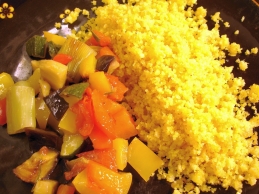 Türggenribel mit Ratatouille