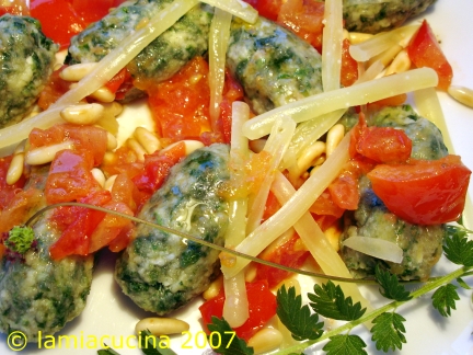 Bibernell-Spinat-Gnocchi