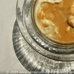 Caramelcreme, Rahm, Fertig
