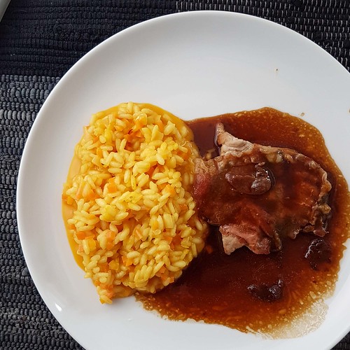 Saltimbocca alla Romana, Safranrisotto 20190421_122119