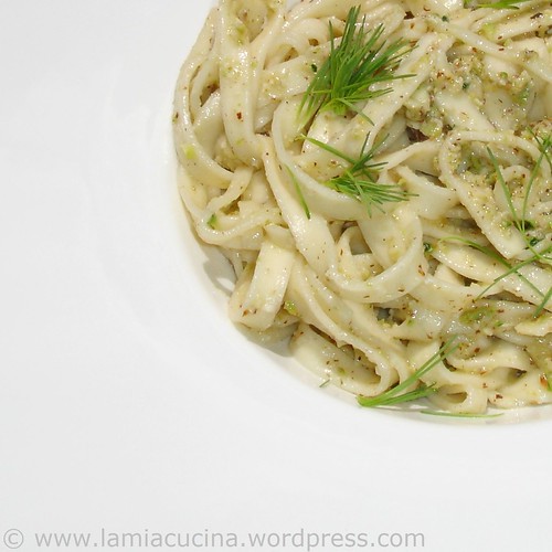 Arvenpesto angerichtet