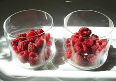 Framboises au fromage blanc citronné Schritt 1
