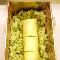 Banana Gremolata Terrine filling