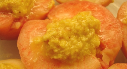 Pesche ripiene ungebacken