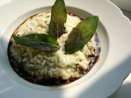 Risotto salvia aceto
