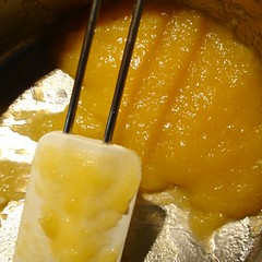 Apfel-Passionsfruchtpüree, gestärkt
