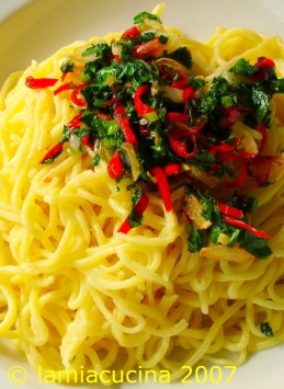 Taglierini aglio olio