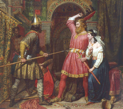 Ermordung des Alboin (Bild: wiki)